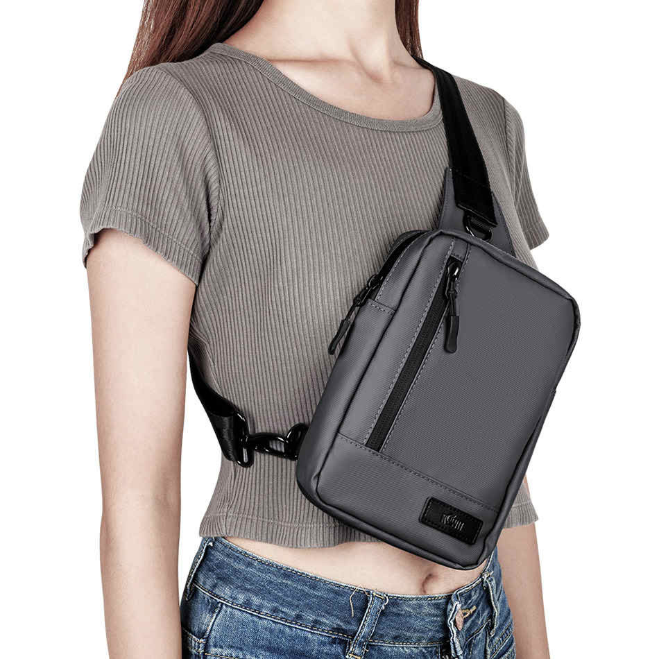 Сумка кроссбоди (серый цвет)