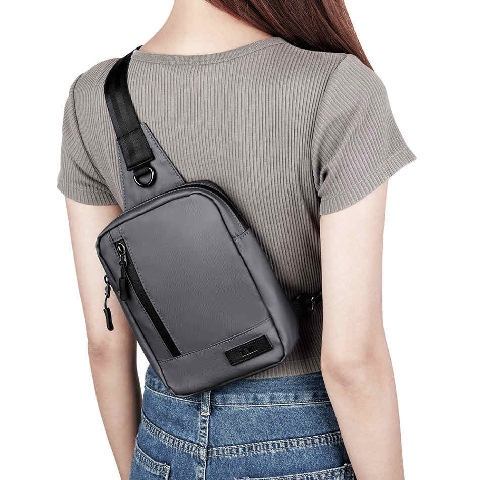 Сумка кроссбоди (серый цвет)