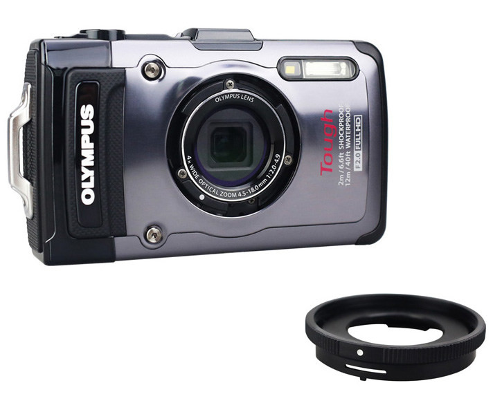 Переходное кольцо для Olympus TG-7, TG-6, TG-5, TG-4, TG-3, TG-2 и TG-1 (Olympus CLA-T01)