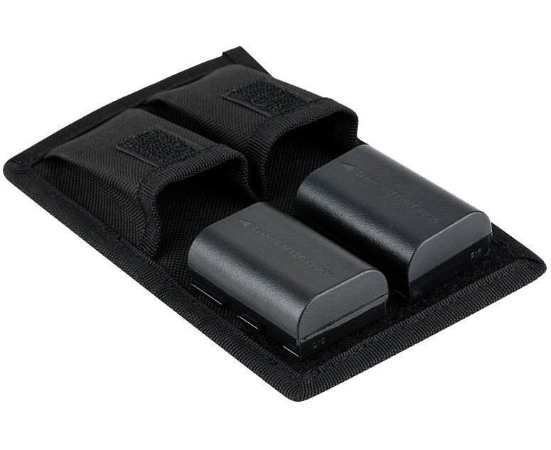 Поясной чехол для двух аккумуляторов фотокамеры и двух карт памяти