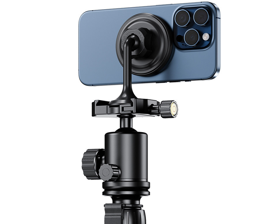 MagSafe крепление смартфона в шативы с резьбой 1/4-20 и Arca-Swiss