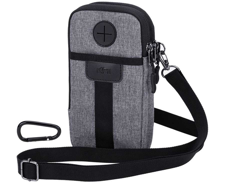 Сумка-чехол для смартфона и аккумулятора Apple Vision Pro (серый цвет)