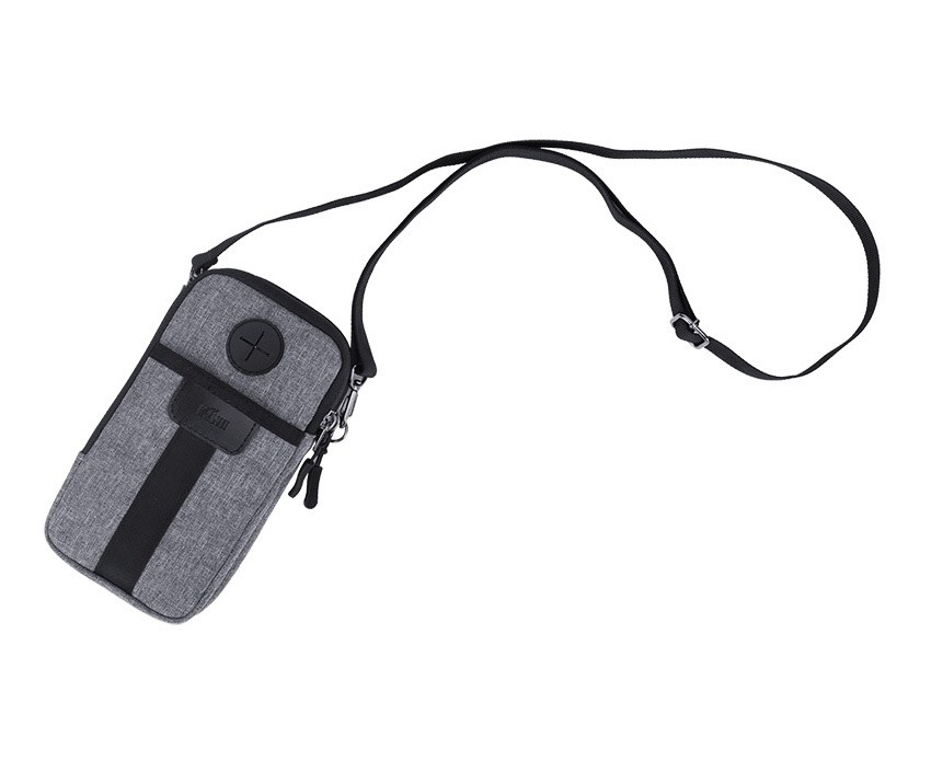 Сумка-чехол для смартфона и аккумулятора Apple Vision Pro (серый цвет)