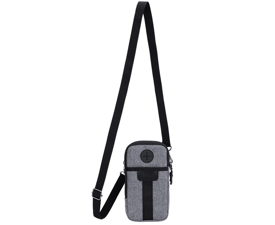 Сумка-чехол для смартфона и аккумулятора Apple Vision Pro (серый цвет)