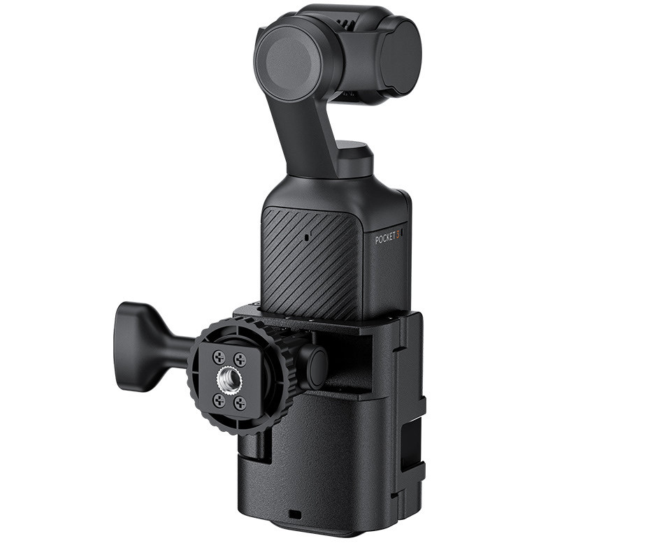 Крепление DJI Osmo Pocket 3 в горячий башмак, штативы и в крепления для экшн камер