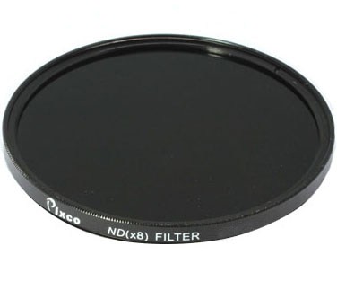 Фильтр нейтрально серый 82 мм ND8 Pixco