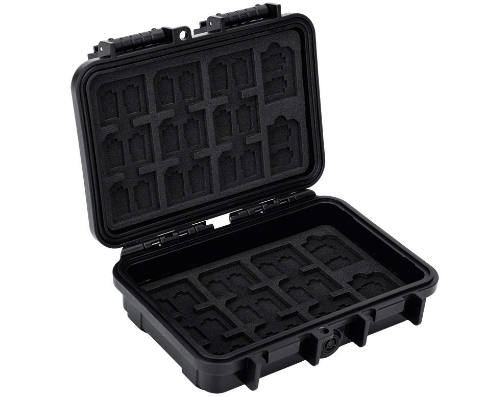 Защитный бокс на 88 шт microSD и 44 шт SD карт памяти