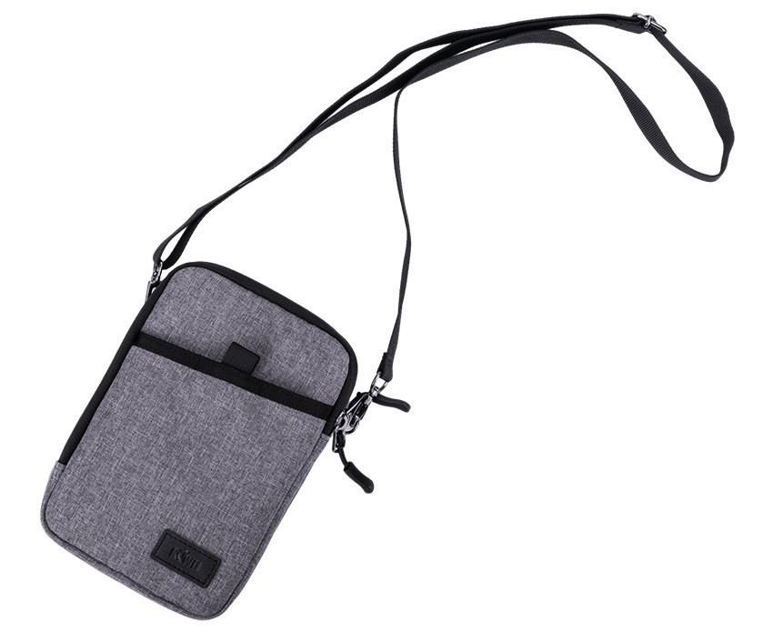 Сумка-чехол для смартфона и пауэрбанка (серый цвет)