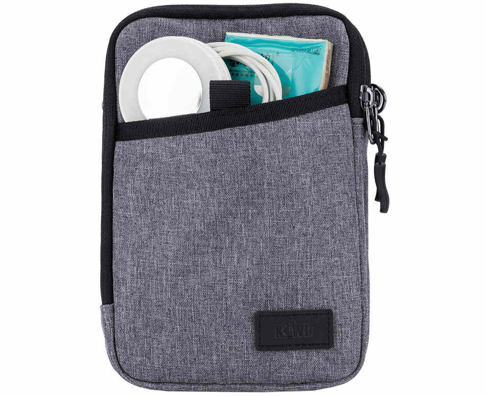 Сумка-чехол для смартфона и пауэрбанка (серый цвет)