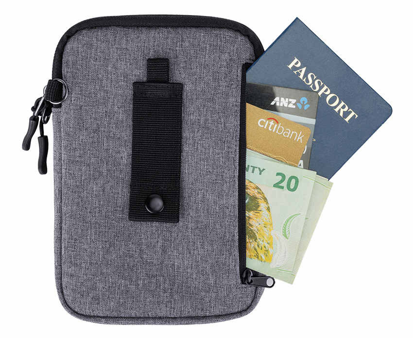 Сумка-чехол для смартфона и пауэрбанка (серый цвет)