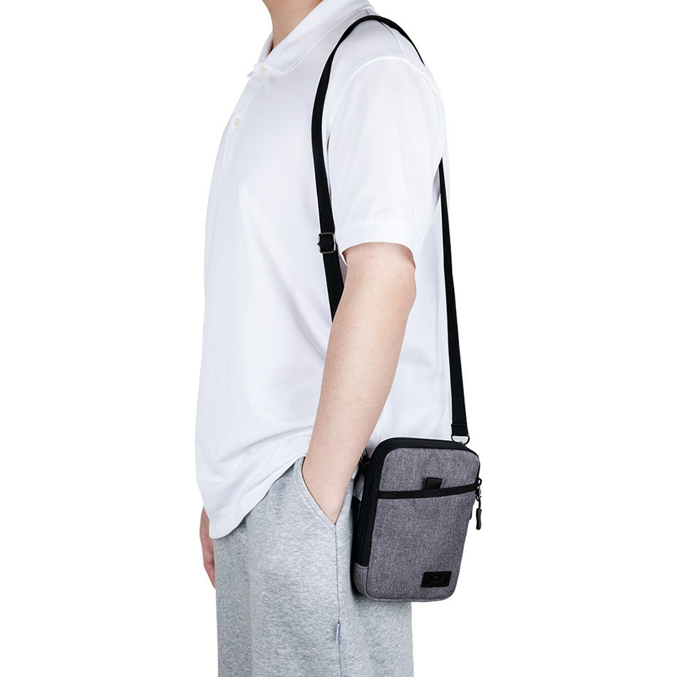 Сумка-чехол для смартфона и пауэрбанка (серый цвет)