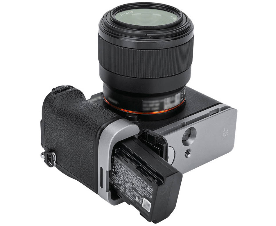 Удлинитель рукоятки для Sony a7C II и a7C R (серебристый)