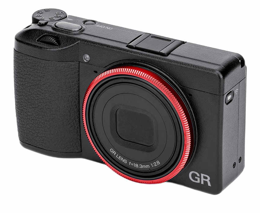 Декоративное кольцо для объектива Ricoh GR IV (красное)