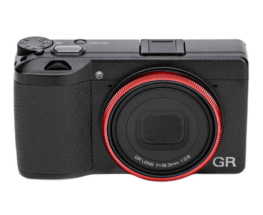 Декоративное кольцо для объектива Ricoh GR IV (красное)