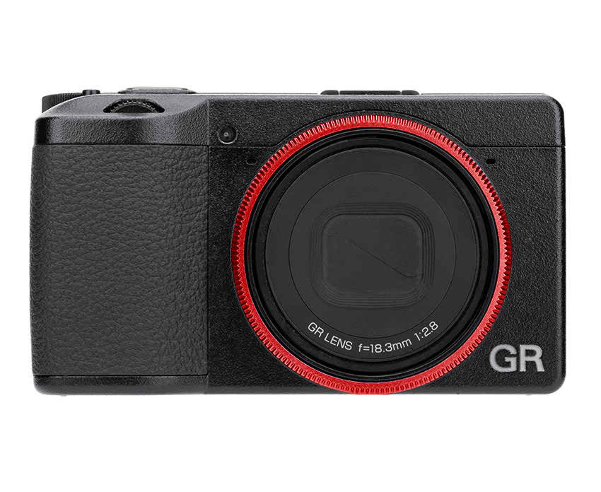 Декоративное кольцо для объектива Ricoh GR IV (красное)