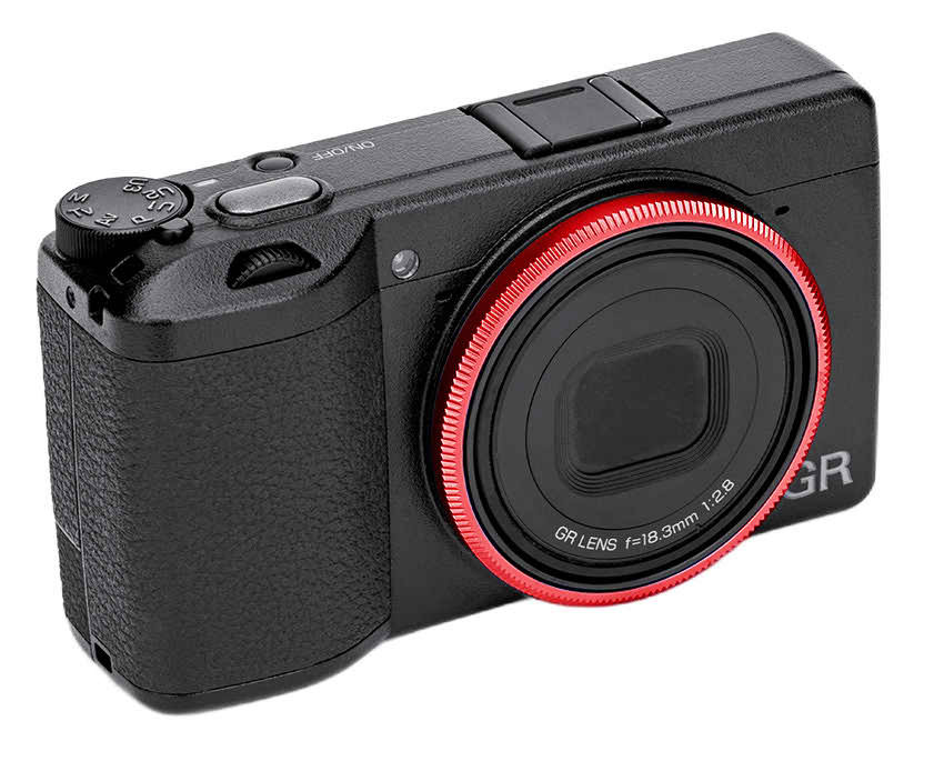 Декоративное кольцо для объектива Ricoh GR IV (красное)