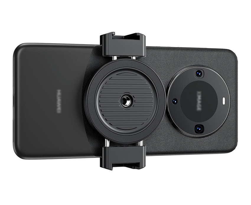 Магнитное крепление с зажимом для смартфона (чёрный цвет)