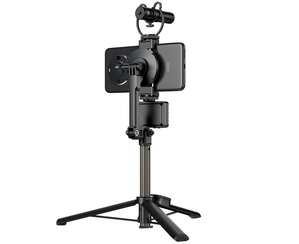 Магнитное крепление с зажимом для смартфона (чёрный цвет)