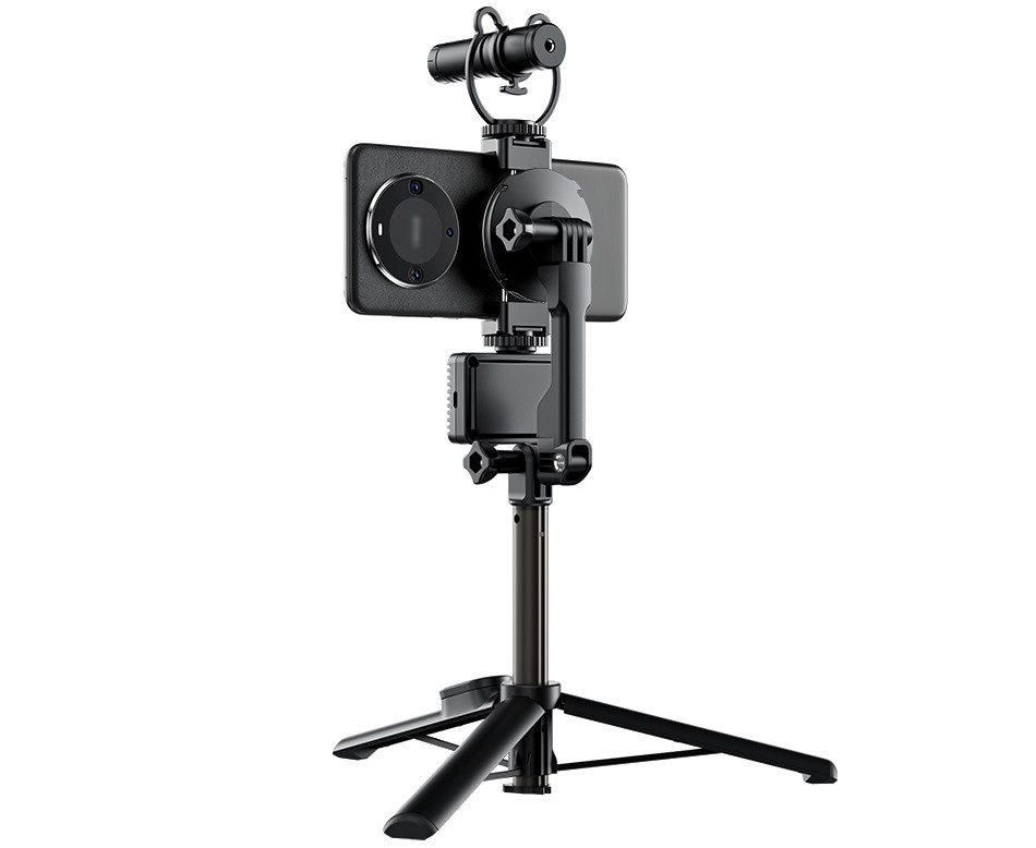 Магнитное крепление с зажимом для смартфона (чёрный цвет)