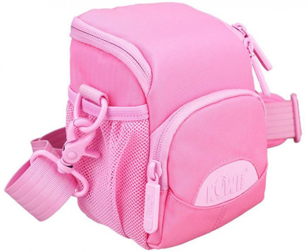 Сумка для компактных фотокамер с дождевиком (розовая)