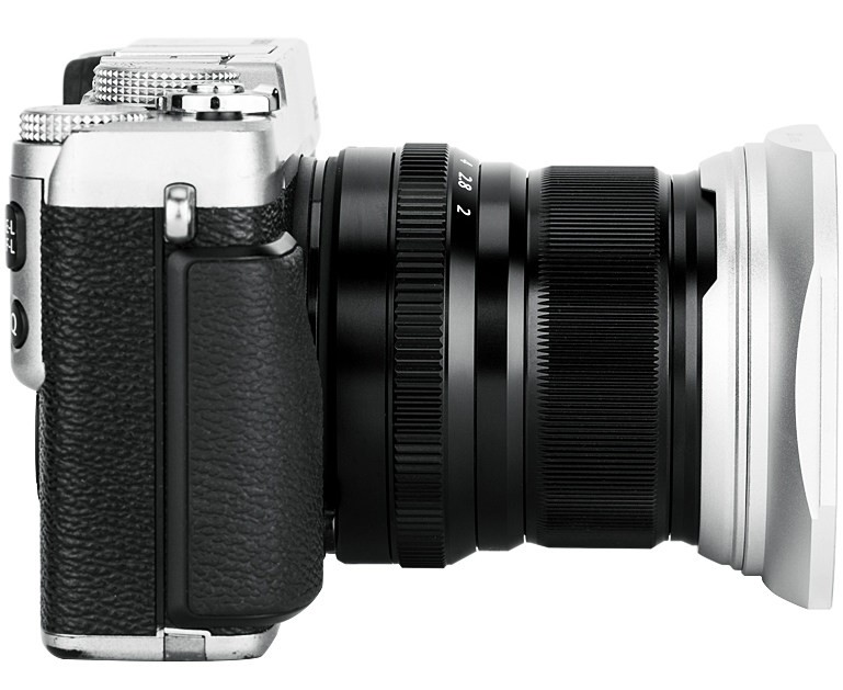 Бленда для объектива Fujifilm XF 50mm F2 R WR серебристая