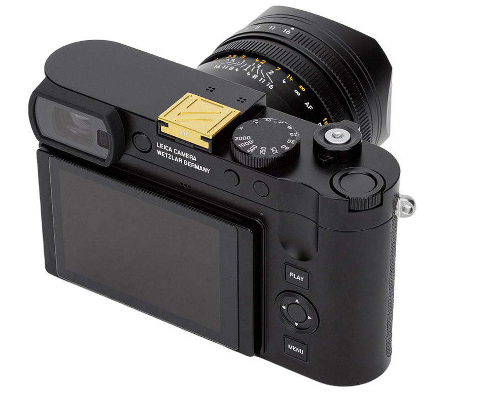 Заглушка на горячий башмак для камер Leica Q2 / Q3 / Q3 43 (золотой цвет)