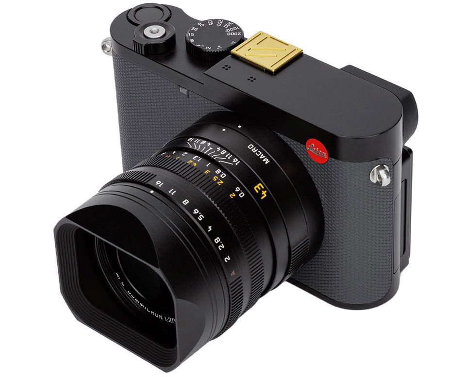 Заглушка на горячий башмак для камер Leica Q2 / Q3 / Q3 43 (золотой цвет)