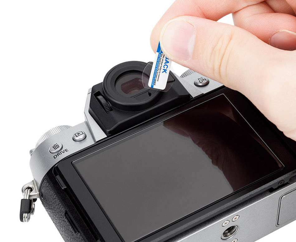 Защитная плёнка для видоискателя Fujifilm X-T50 / X-S20 / X-S10 / X-T200 / X-T30II / X-T30 / X-T20 / X-T100 / X-T10 (двойной комплект)