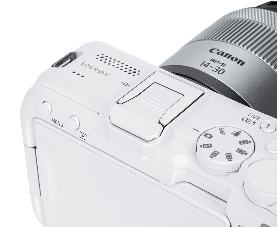 Защита горячего башмака фотокамер Canon EOS 50 / R10 / R8 / R7 / R6 Mark II / R5 C / R3 (ER-SC2) белый цвет