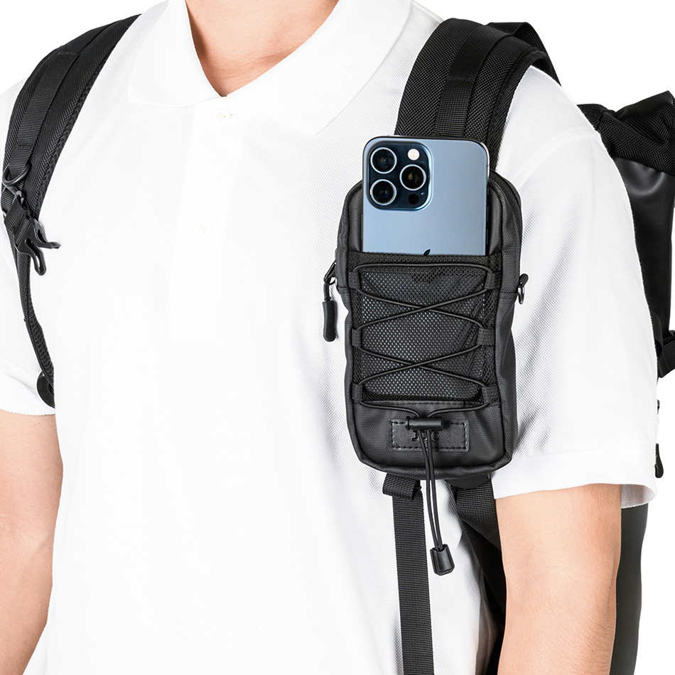 Универсальная сумка чехол на лямки рюкзака с плечевым ремнём