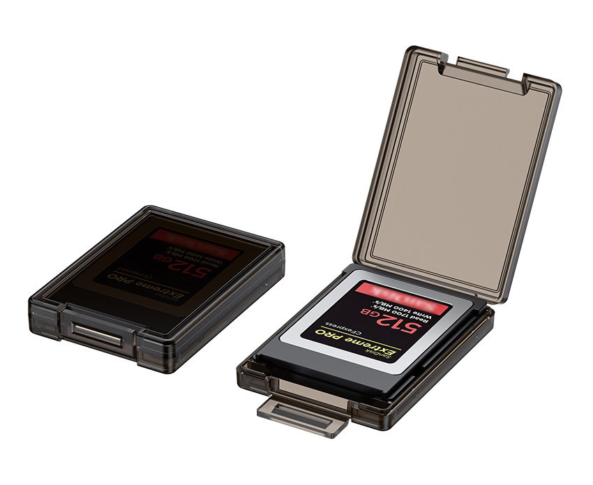 Прозрачный держатель для карт памяти CFexpress Type B / XQD (12 штук)