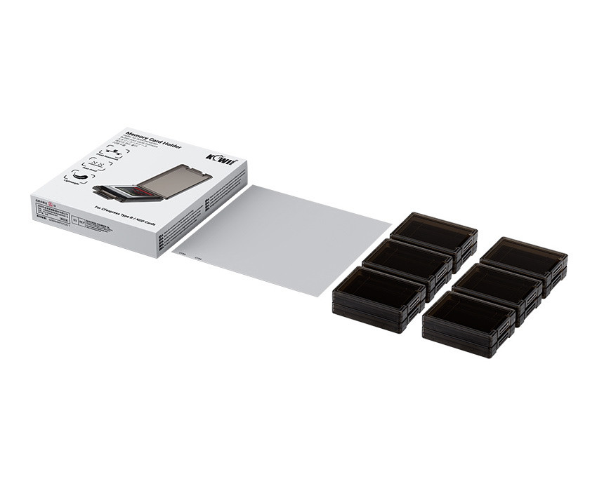 Прозрачный держатель для карт памяти CFexpress Type B / XQD (12 штук)