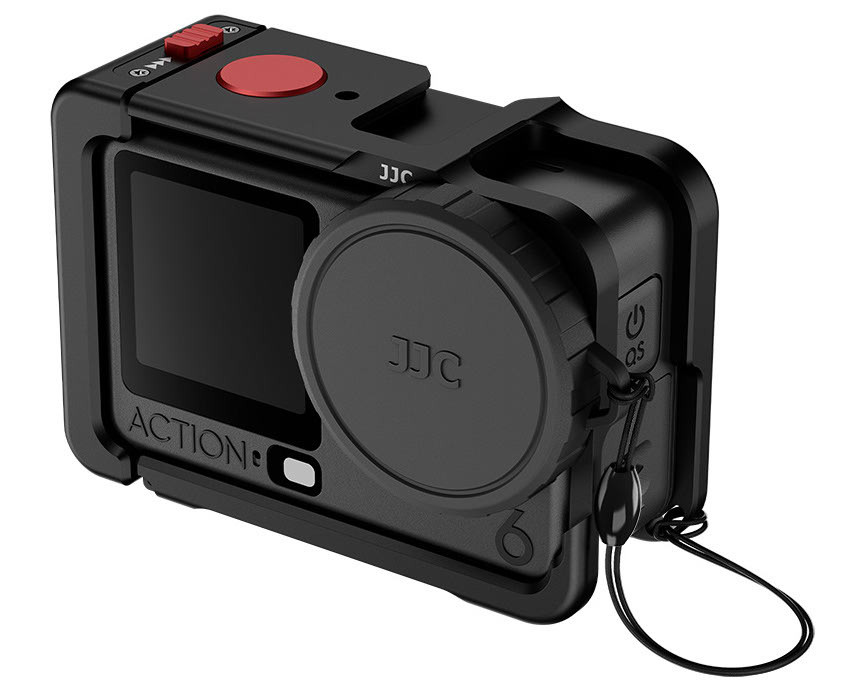 Силиконовая защитная крышка объектива DJI Osmo Action 6 с держателем
