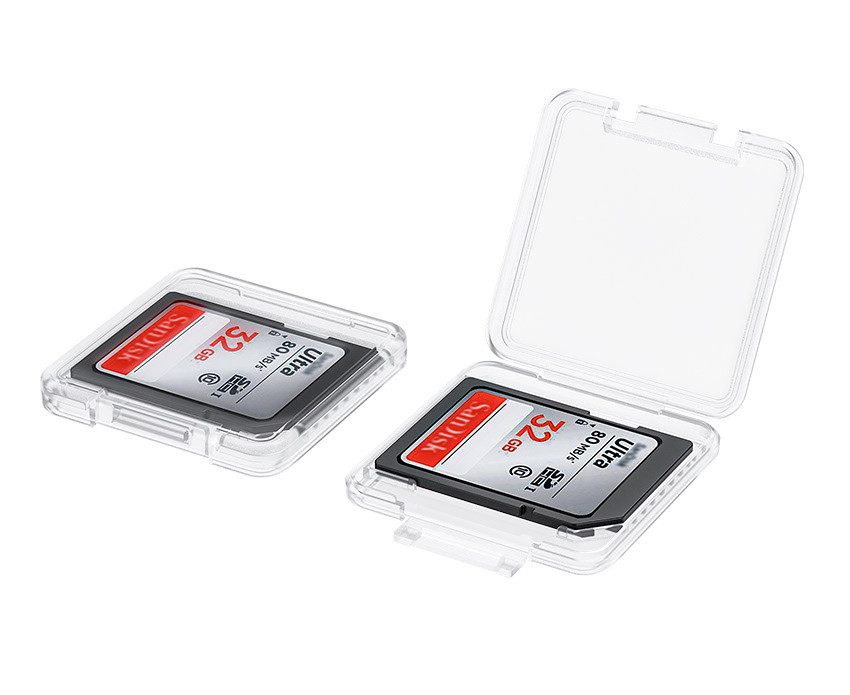 Защитный бокс на четырнадцать CFexpress Type A и восемнадцать SD карт памяти