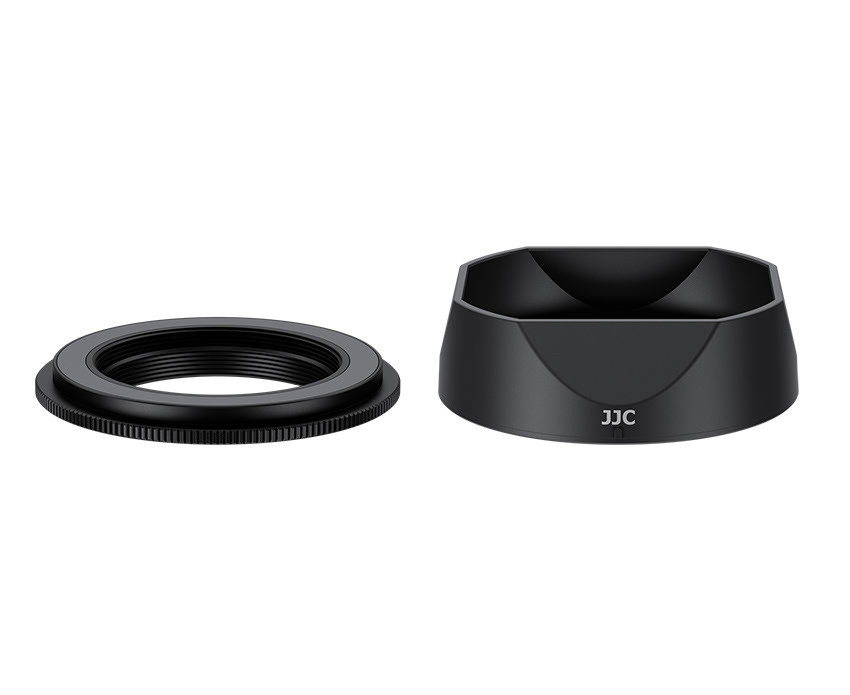 Бленда JJC LH-JXF23M2 BLACK для Fujifilm XF 23mm f/2.8 R WR, XF 27mm f/2.8 R WR, XF 27mm f/2.8 чёрная