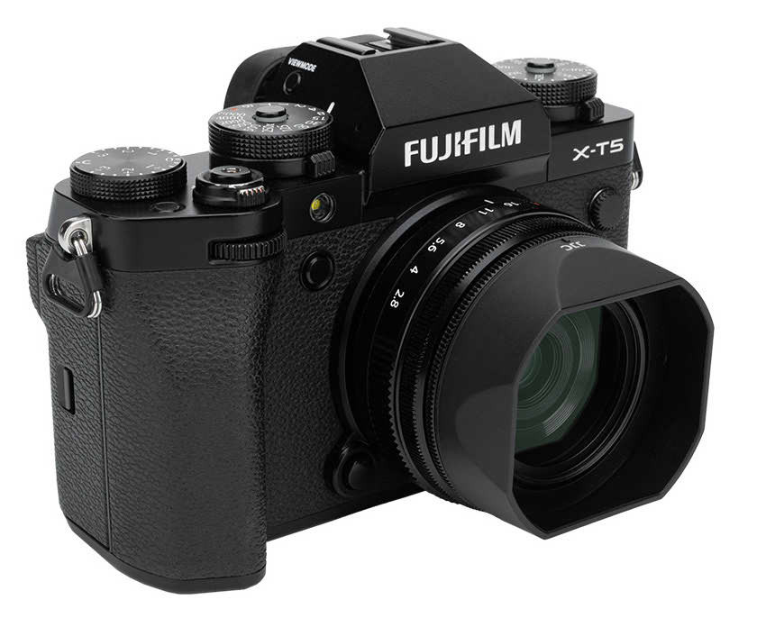 Бленда JJC LH-JXF23M2 BLACK для Fujifilm XF 23mm f/2.8 R WR, XF 27mm f/2.8 R WR, XF 27mm f/2.8 чёрная