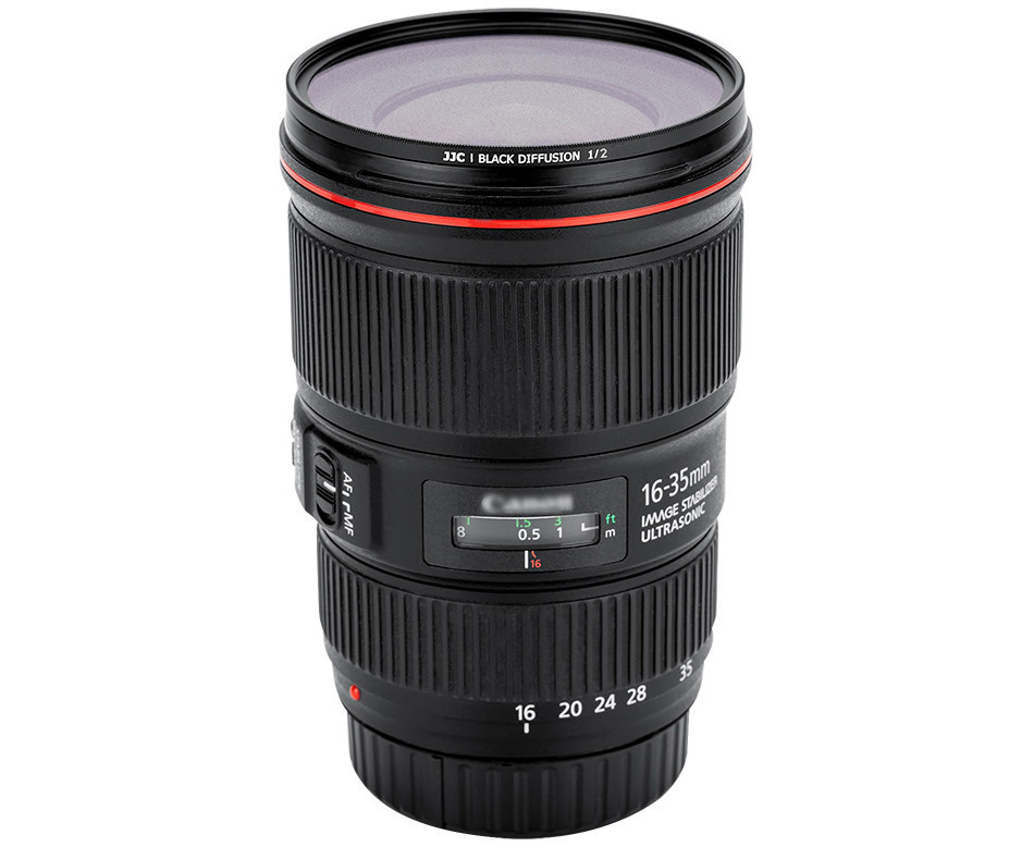 Диффузионный светофильтр 72 мм JJC Black Diffusion 1/2 Ultra Slim