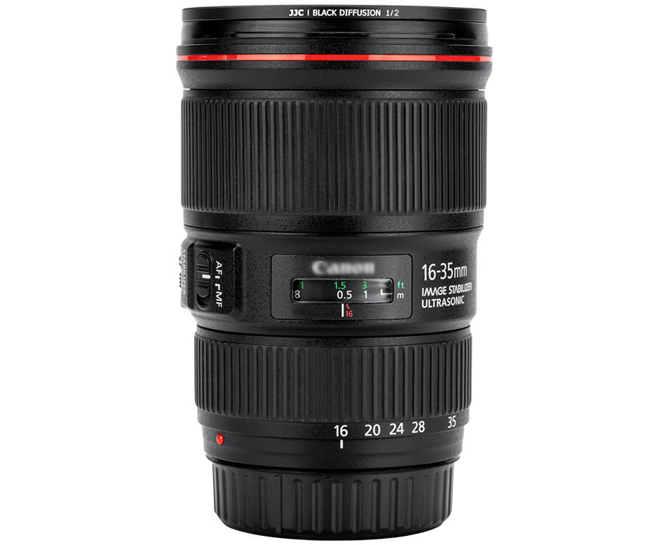 Диффузионный светофильтр 72 мм JJC Black Diffusion 1/2 Ultra Slim