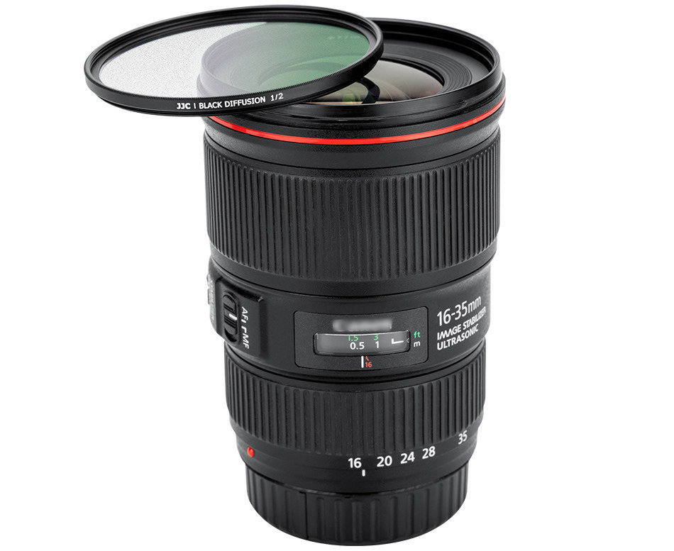 Диффузионный светофильтр 72 мм JJC Black Diffusion 1/2 Ultra Slim