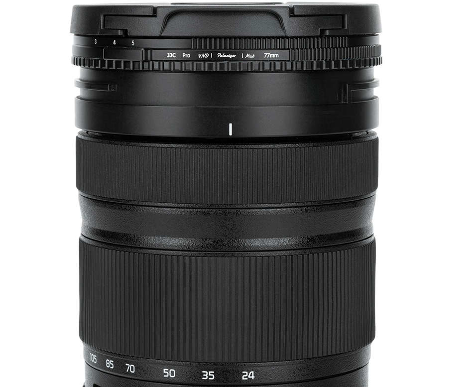 Гибридный светофильтр 77 мм JJC VND 1-5 stop + CPL + 1/4 Black Mist