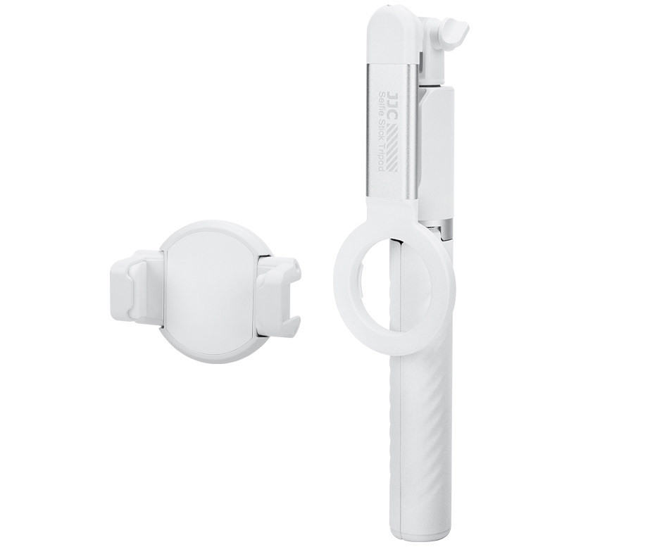 Монопод-штатив для всех смартфонов с зажимом и MagSafe и для экшн камер (белый цвет)
