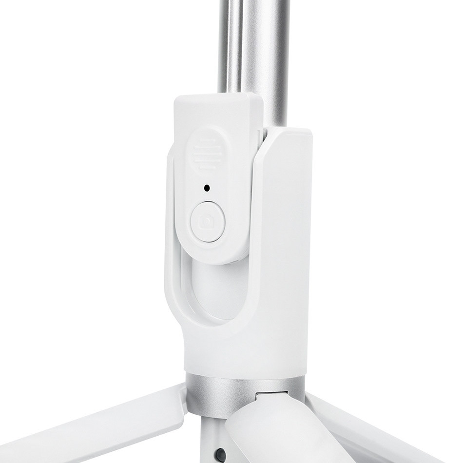 Монопод-штатив для всех смартфонов с зажимом и MagSafe и для экшн камер (белый цвет)