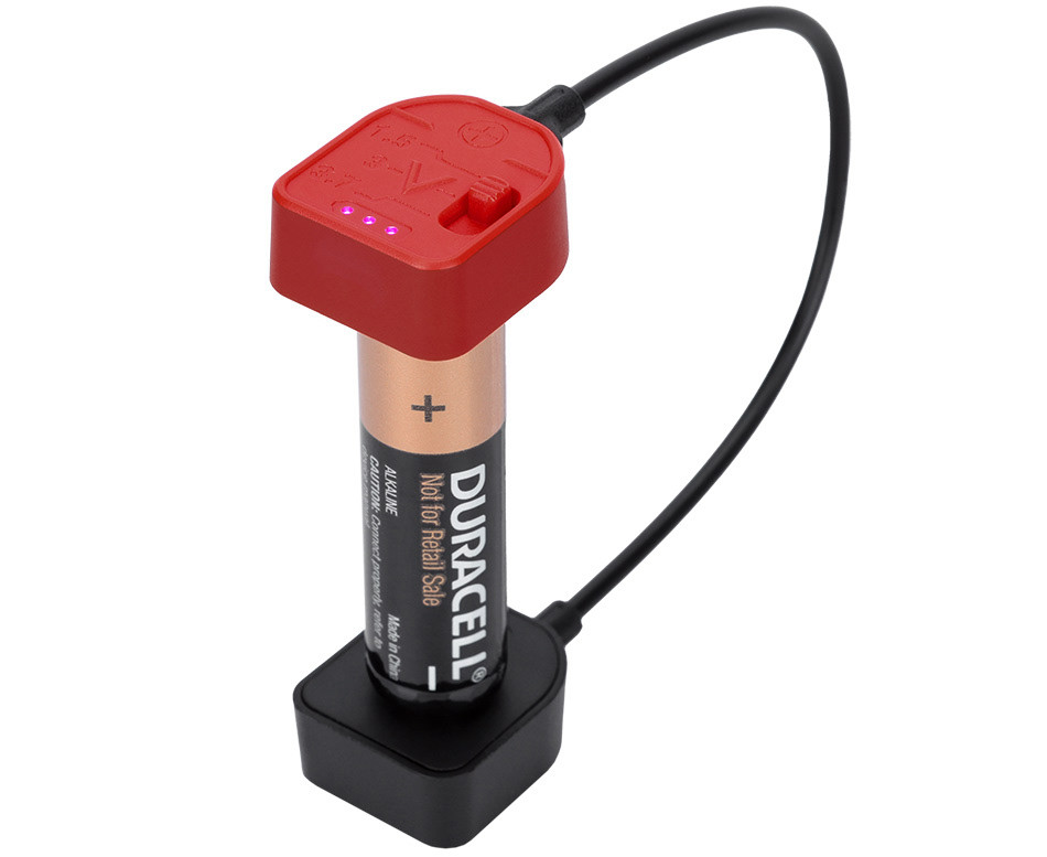 Тестер уровня заряда батареек и аккумуляторов 1.5V / 3V / 3.7V