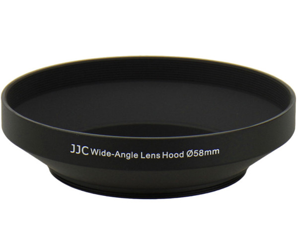 Металлическая резьбовая бленда 58 мм широкоугольная