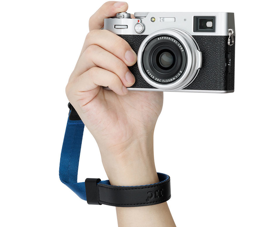 Ремешок на запястье для зеркальных, беззеркальных и Point and Shoot камер (синий)