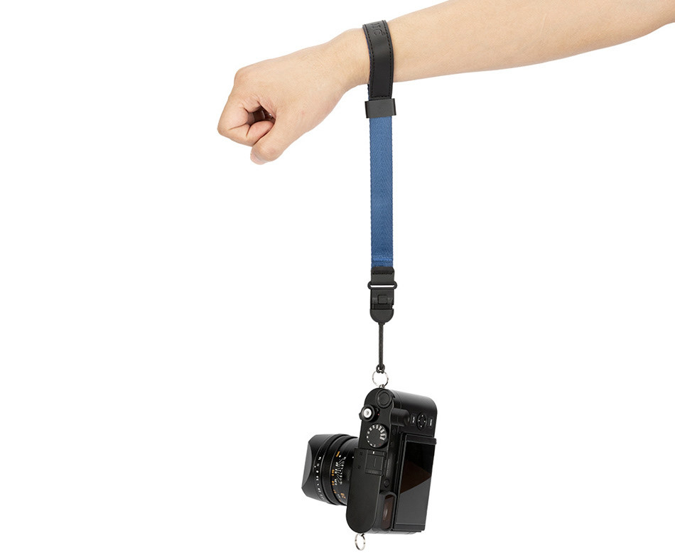 Ремешок на запястье для зеркальных, беззеркальных и Point and Shoot камер (синий)