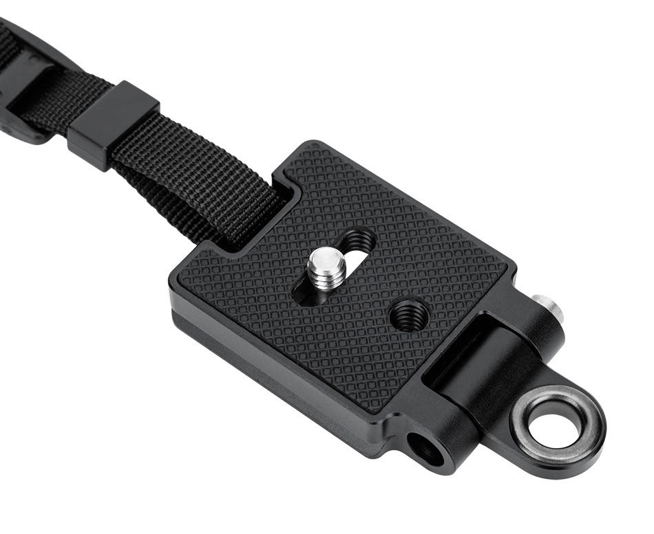 Кистевой ремень для зеркальных и беззеркальных камер с площадкой Arca-Swiss (чёрный)