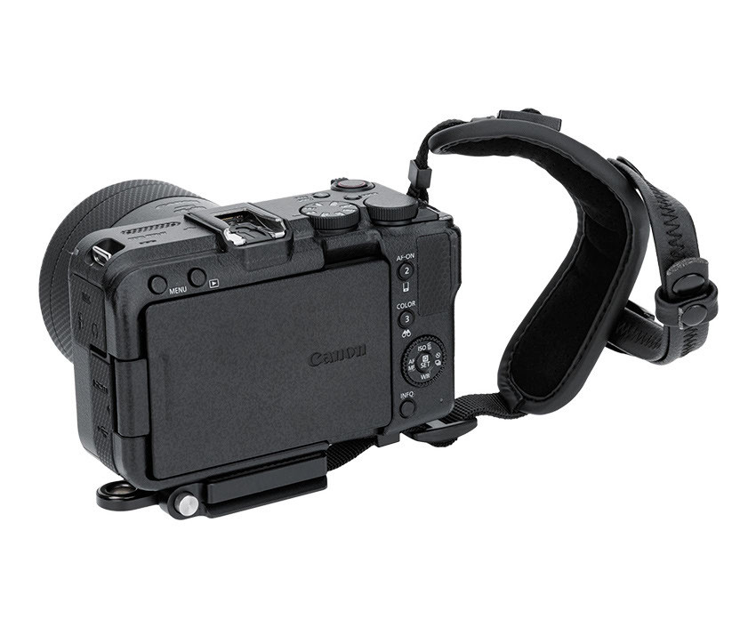 Кистевой ремень для зеркальных и беззеркальных камер с площадкой Arca-Swiss (чёрный)