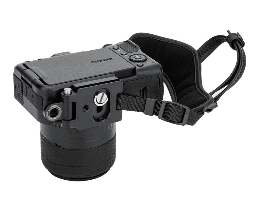 Кистевой ремень для зеркальных и беззеркальных камер с площадкой Arca-Swiss (чёрный)