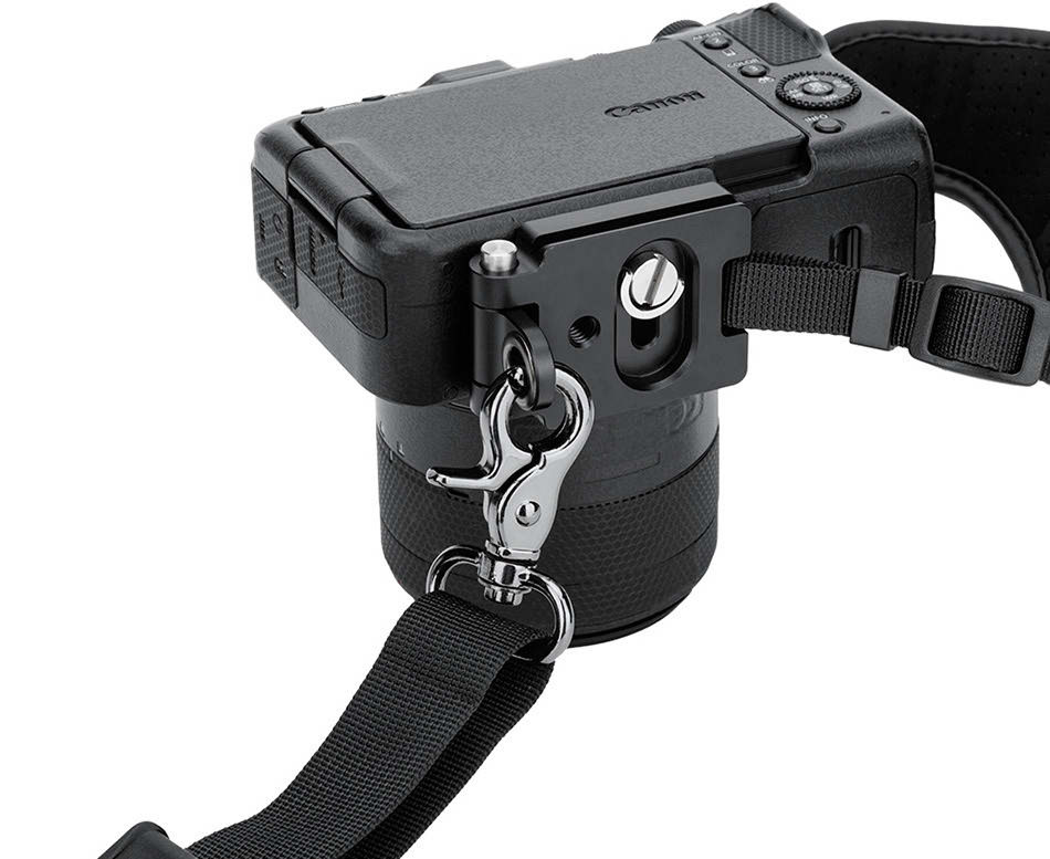 Кистевой ремень для зеркальных и беззеркальных камер с площадкой Arca-Swiss (чёрный)